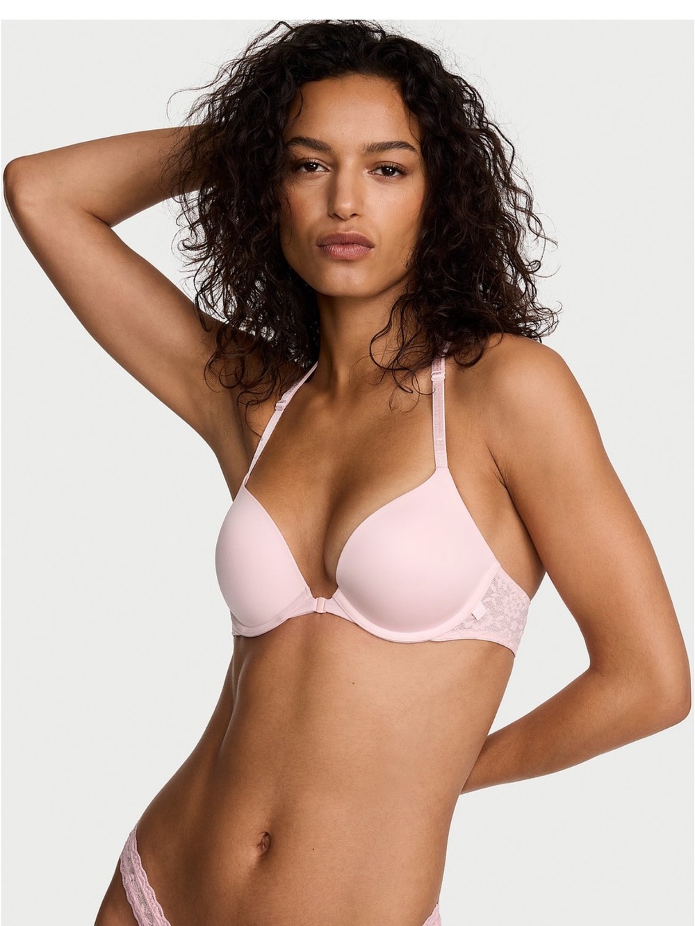 NWT Victoria's Secret Front Close
Sexy Tee Smooth Lacie Push-Up Bra  pink 36B